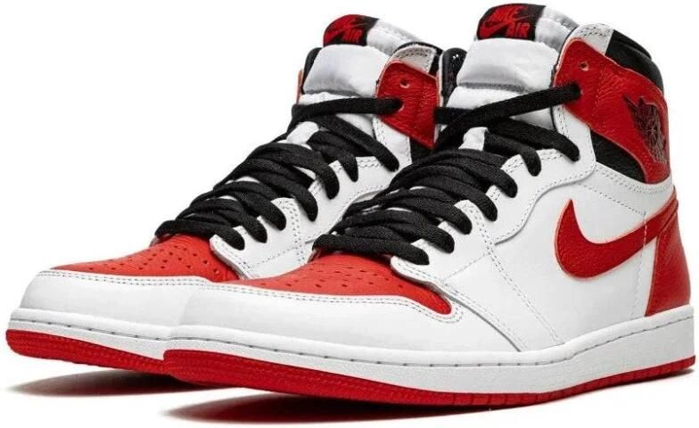 Jordan Air 1 Retro High Og White University Red Black Schoenmaat 37 1 2 Sneakers 555088 161 - Foto 3