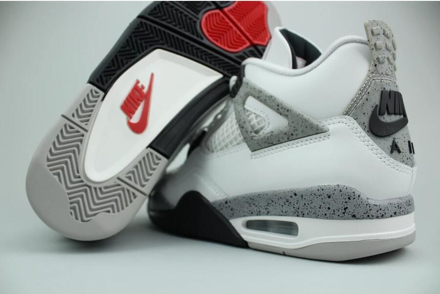 Jordan Air 4 Retro "White Ce t" wit Schoenen - Foto 3