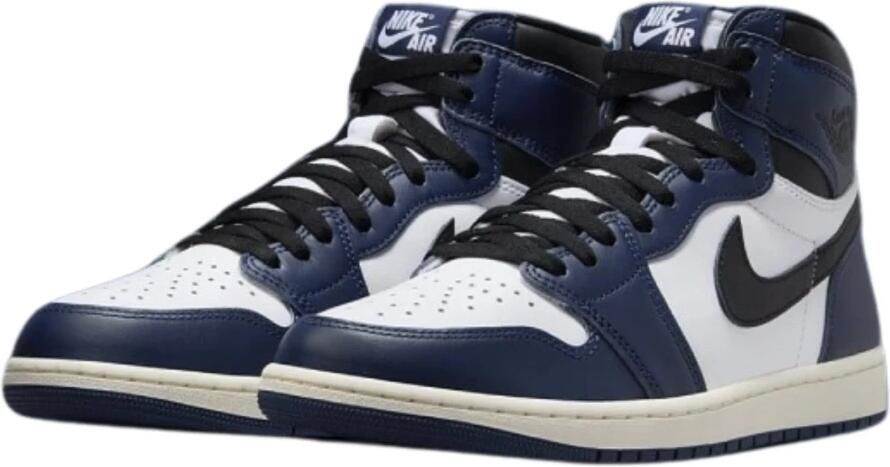Jordan Aj1 Retro High Og Heren Schoenen Blauw Maat: 42.5 Leer Foot Locker - Foto 2