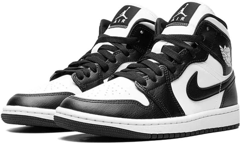 Jordan Wmns Air 1 Mid Basketball Schoenen white black white maat: 36 beschikbare maaten:36.5 37.5 38.5 39 40.5 41 42 36 - Foto 7