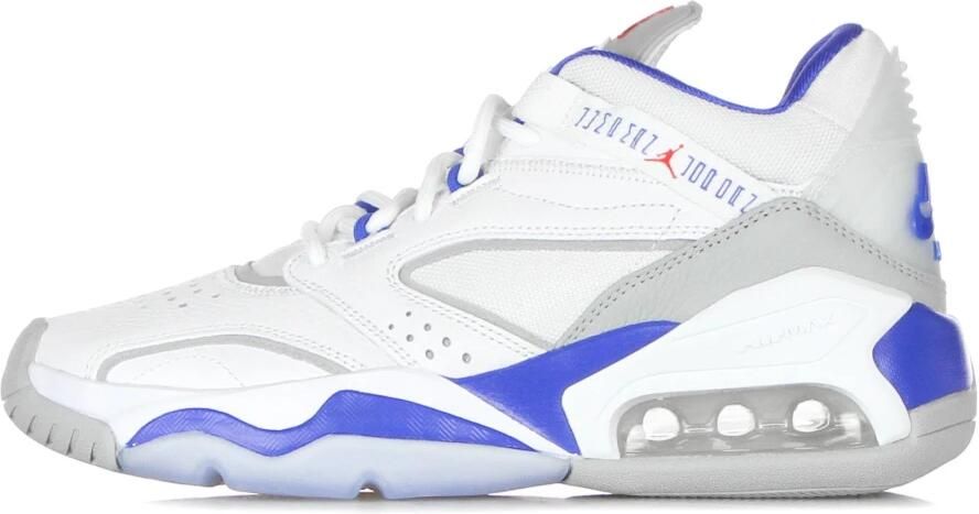 Jordan Witte lage sneaker met rubberen zool Gray Heren