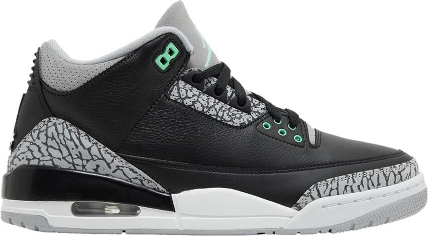Nike Lage Sneakers Jordan 3 Retro Green Glow