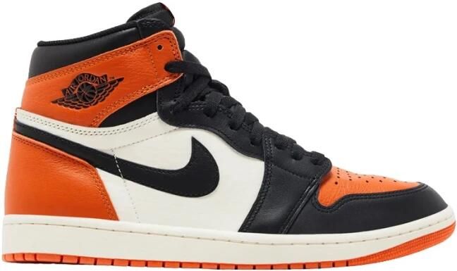 Jordan Aj1 Retro High Og Heren Schoenen Zwart Maat: 47.5 Leer Foot Locker