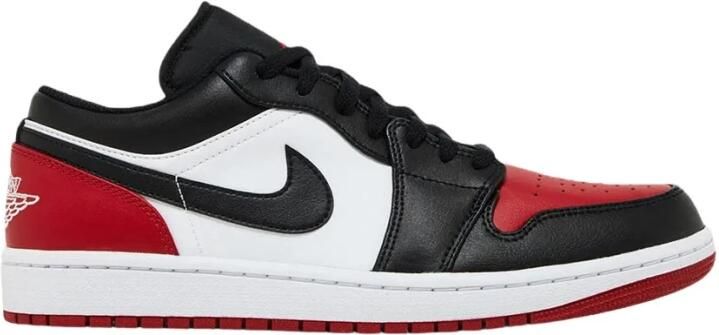 Nike Lage Sneakers Jordan 1 Low Bred Toe 2.0