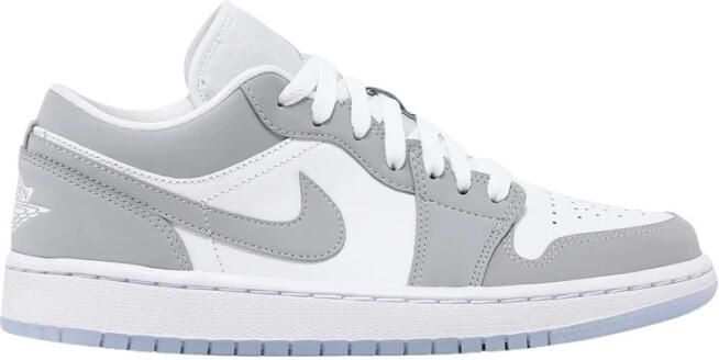 Nike Lage Sneakers Jordan 1 Low Wolf Grey (Women's)