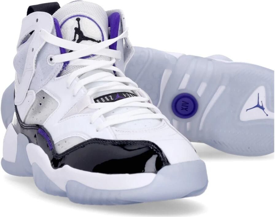 Jordan Jumpman Two Trey White Dark Concord Black Schoenmaat 48 1 2 Sneakers DO1925 100 - Foto 2