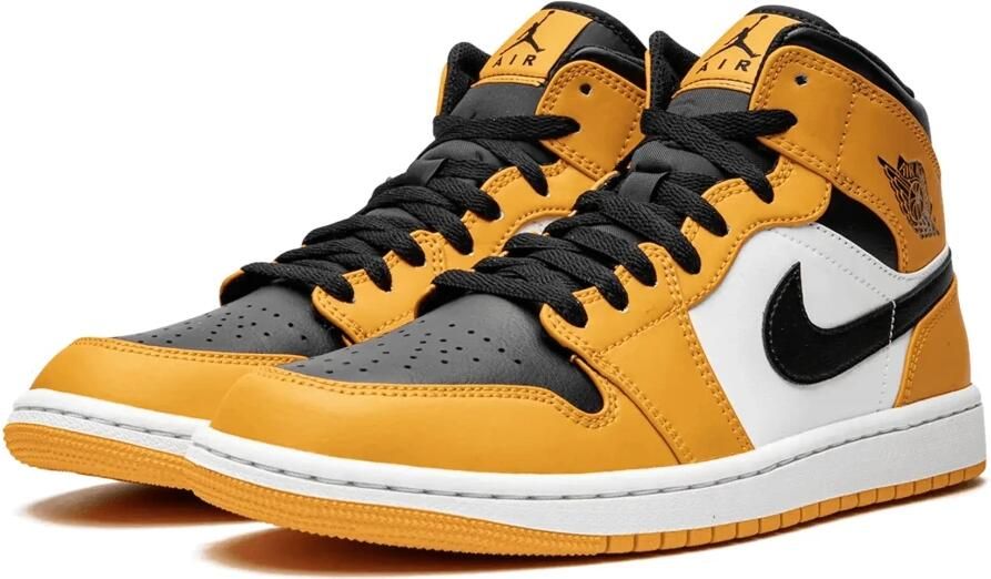 Jordan Air 1 Mid(Gs ) Taxi Black White Schoenmaat 36+ Shoes grade school 554725 701 - Foto 4