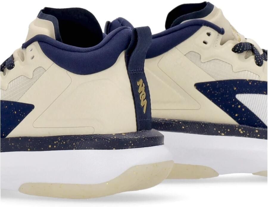 Jordan Zion 1 Fossil Midnight Navy White Metallic Gold Schoenmaat 40 1 2 Basketball Performance Mid DA3130 241 - Foto 2