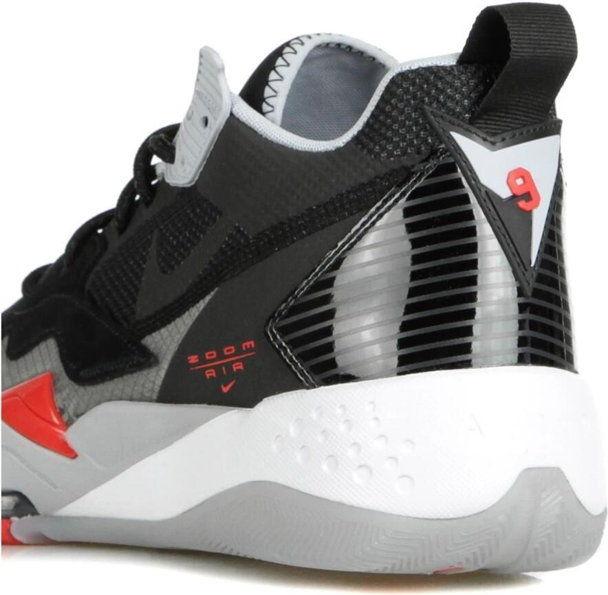 Jordan Zoom '92 Black University Red Anthracite Sky Grey Schoenmaat 40 1 2 Sneakers CK9183 001 - Foto 2