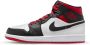 Jordan Air 1 Mid Basketball Schoenen white gym red black maat: 42.5 beschikbare maaten:42.5 44.5 45 - Thumbnail 2