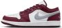 Jordan Lage Bordeaux Sneakers Elegant Ontwerp - Thumbnail 2