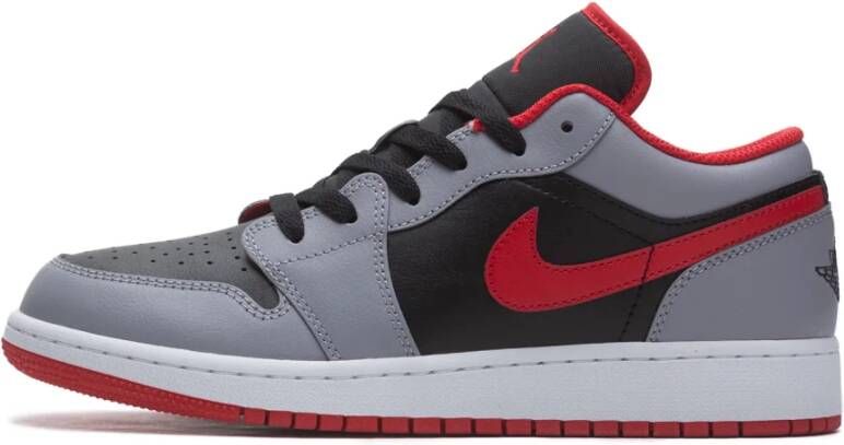 Jordan Lage Ce t Grijs Vuur Rood Schoenen