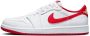 Jordan Retro Low OG Sneakers Wit Rood White Heren - Thumbnail 1
