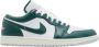 Jordan 1 Low Heren Schoenen Groen Maat: 40.5 Leer Foot Locker - Thumbnail 1