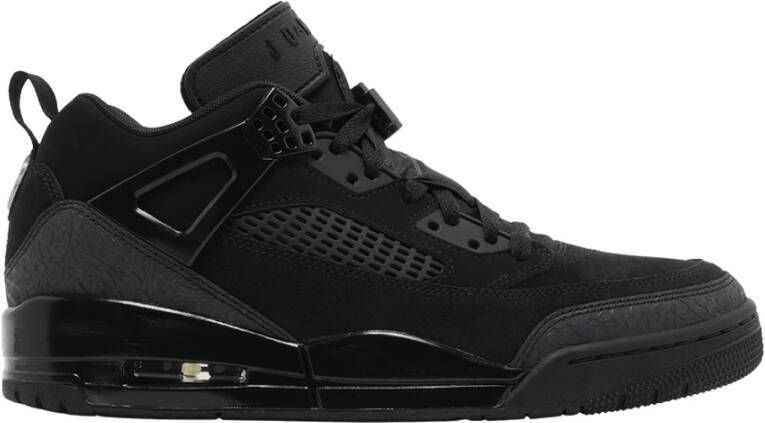 Jordan Spizike Kindersneakers Zwart Leer