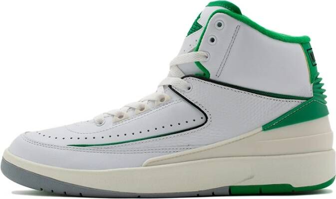 Jordan Air 2 Retro (Gs) White Lucky Green-Sail-Lt Steel Grey