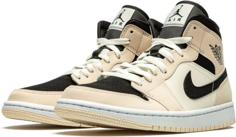 Jordan Mid Barely Orange Sneakers Beige Unisex