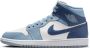 Jordan Mid Diffused Blue Sneakers Blue Dames - Thumbnail 1