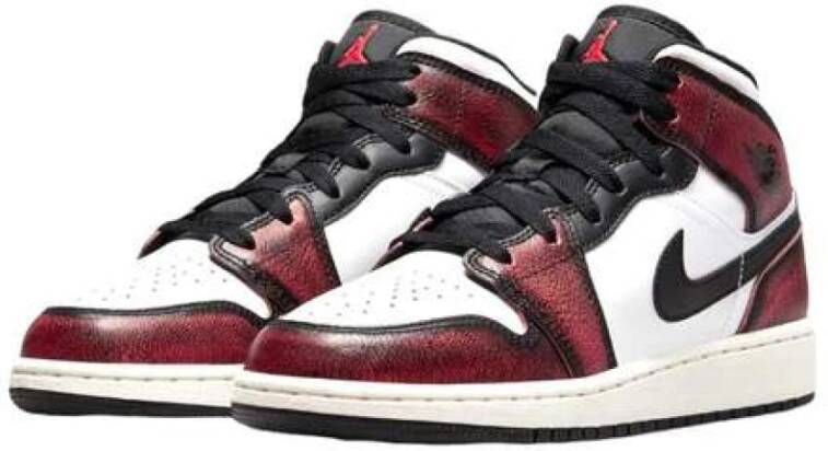 Jordan Mid Sneakers Zwart Unisex