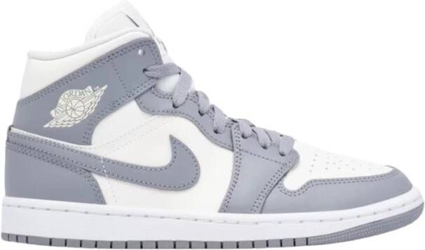Jordan Mid Stealth Minimalistische Sneakers Crème Grijs