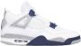Jordan Retro Wit Middernacht Marineblauw Sneakers White - Thumbnail 1
