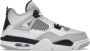 Jordan Militair Zwart Retro 4 Sneakers (Gs) Grijs Dames - Thumbnail 1