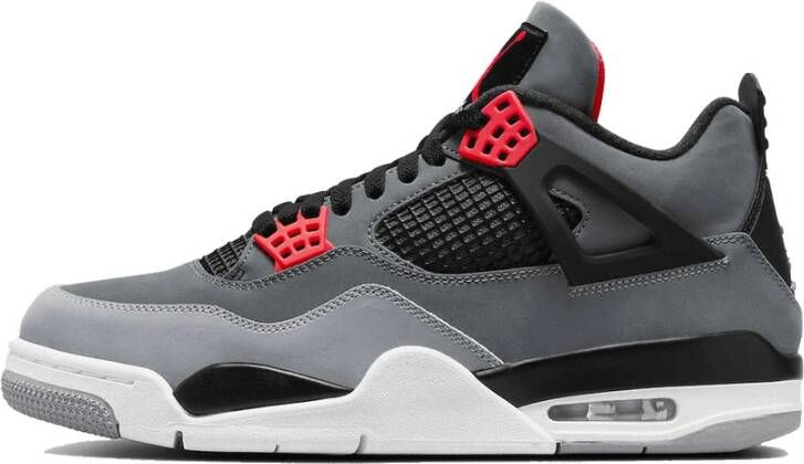 Jordan 4 Retro basisschool Schoenen Grey Leer