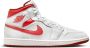 Jordan Air 1 Mid Heren White Dune Red Sail Lobster- Heren White Dune Red Sail Lobster - Thumbnail 2