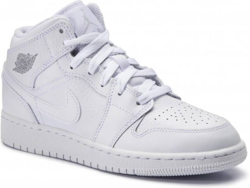 Nike Mid GS Leren Sneakers White Heren