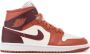 Nike Air Jordan 1 Mid Dusty Peach Sail White Night Maroon- Dusty Peach Sail White Night Maroon - Thumbnail 2
