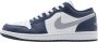 Nike Midnight Navy Wolf Grey Sneakers Blue - Thumbnail 1