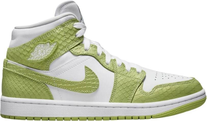 Nike Air Jordan 1 Mid SE Sneakers Groen Heren - Schoenen.nl