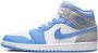 Nike Sneakers Air Jordan 1 Mid University Blue Grey - Thumbnail 3