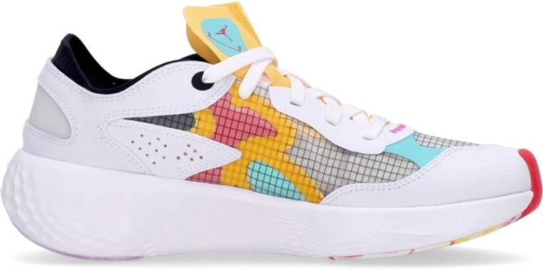 Jordan Nitro Lage Herenschoen Wit Rood Zwart Turquoise Multicolor Heren