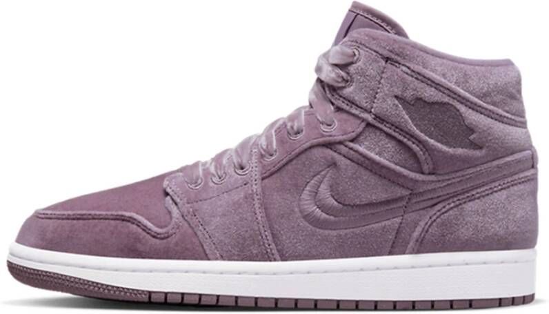 Jordan Paarse Rook Mid Dames Sneakers Purple Dames