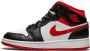Jordan Nike Air 1 Mid (GS) White Gym Red-Black DJ4695 122 EUR - Thumbnail 3