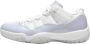 Jordan Wmns Air 11 Retro Low White Pure Violet White Schoenmaat 40 1 2 Sneakers AH7860 101 - Thumbnail 2