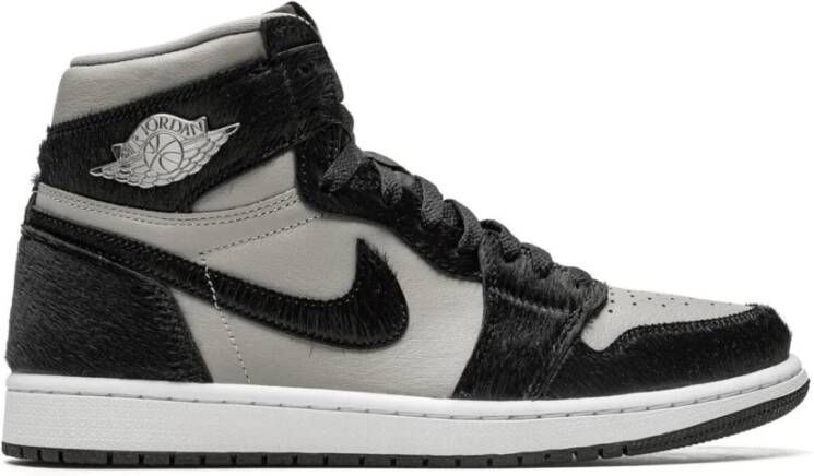 Jordan Wmns Air 1 Retro Hi Og Medium Grey Black-White