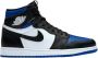 Jordan Retro High Blauwe Sneakers Zwart Heren - Thumbnail 1