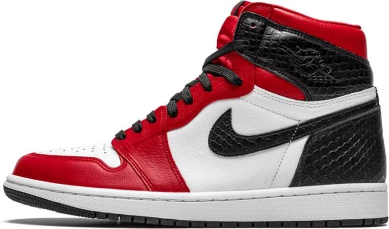 Jordan Retro High Satin Snake Chicago Dames Sneakers Rood Dames