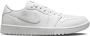 Nike Jordan 1 Low 'Triple White' Tumbled Leather - Thumbnail 2