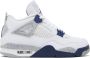 Jordan Midnight Navy Retro Sneakers White Heren - Thumbnail 3