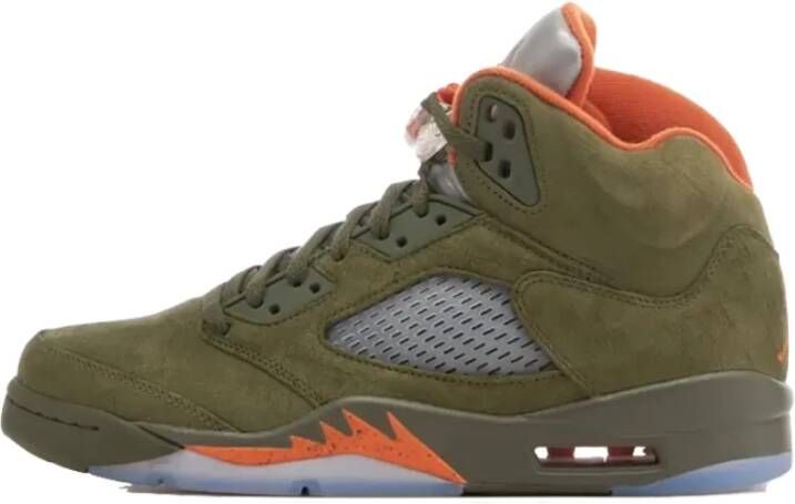 Jordan Retro Olive Sneakers Stijl Must-Have