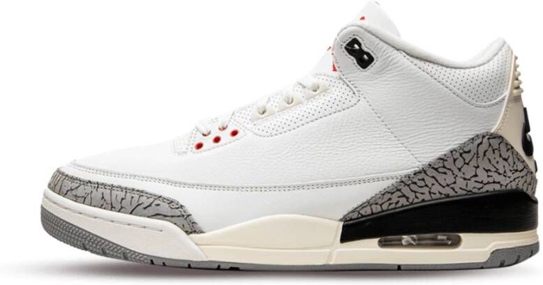 Jordan Retro Wit Cement Sneakers (2023) Wit Heren