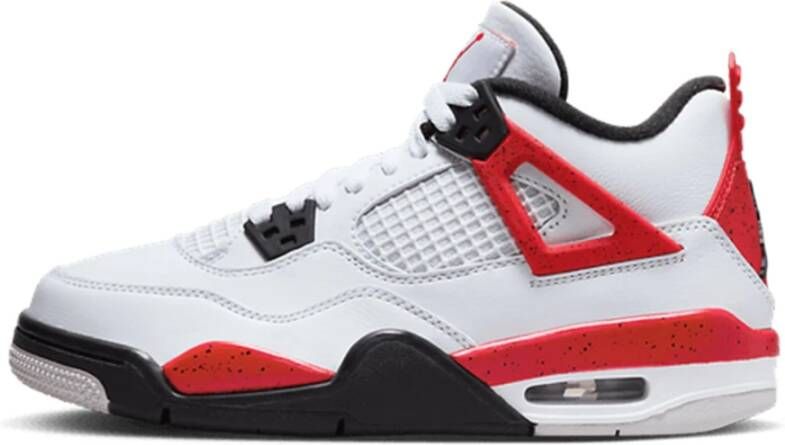 Jordan Rode Cement Retro 4 Klassieke en stijlvolle sneakers Rood Dames