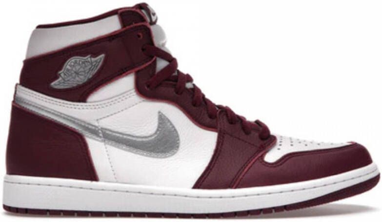 Jordan Bordeaux Hoge Top Sneakers Mannen Multicolor Heren