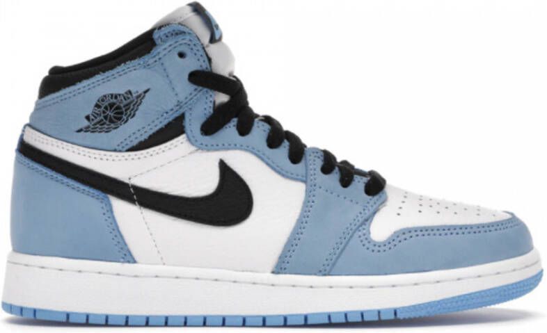 Jordan Blauwe Mid Sneakers Klassieke Stijl Blue Dames