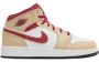 Jordan Mid Light Cardinal Curry Sneakers Beige Dames - Thumbnail 4