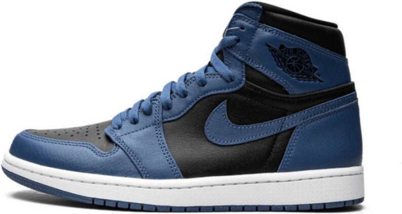 Jordan Air 1 Retro High Og Basketball Schoenen dk marina blue black white maat: 45 beschikbare maaten:45 - Foto 4