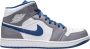 Jordan Klassieke Mid Blue Sneakers Blauw - Thumbnail 2